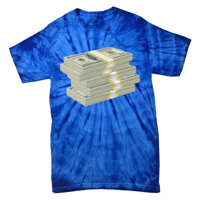 Stack Of Money Dollar Bills Design Great Gift Tie-Dye T-Shirt