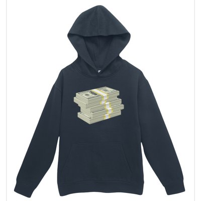 Stack Of Money Dollar Bills Design Great Gift Urban Pullover Hoodie