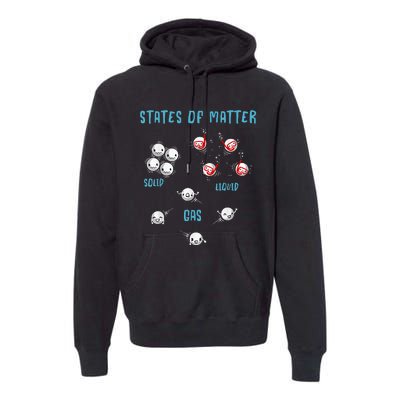 States Of Matter Solid Liquid Gas Premium Hoodie