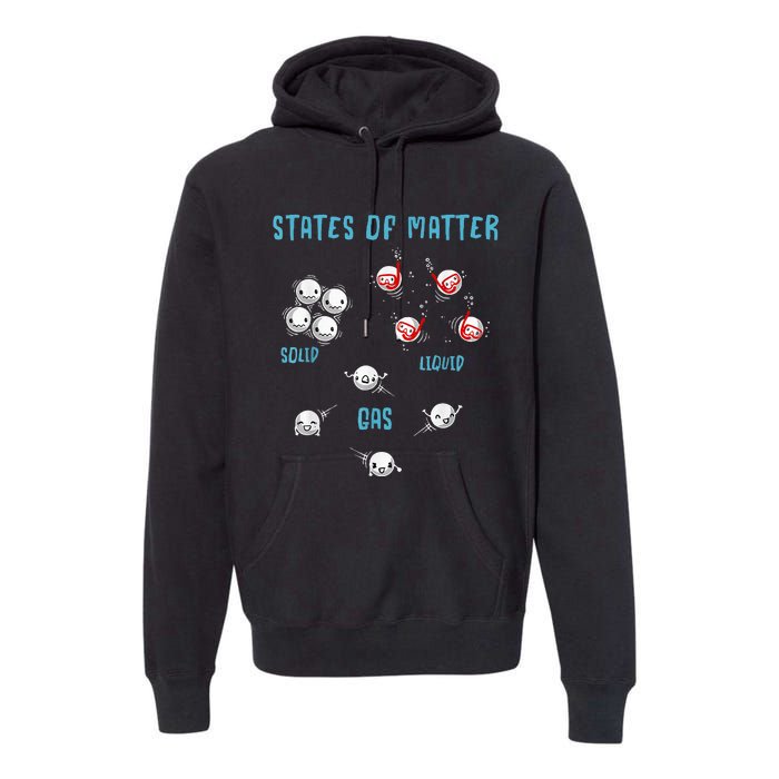 States Of Matter Solid Liquid Gas Premium Hoodie