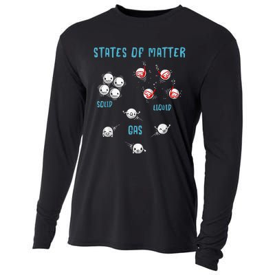 States Of Matter Solid Liquid Gas Cooling Performance Long Sleeve Crew