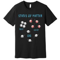 States Of Matter Solid Liquid Gas Premium T-Shirt