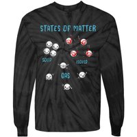 States Of Matter Solid Liquid Gas Tie-Dye Long Sleeve Shirt