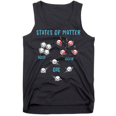 States Of Matter Solid Liquid Gas Tank Top