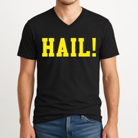 State of Michigan Hail! U M Ann Arbor MI AA V-Neck T-Shirt