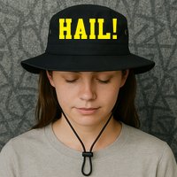 State of Michigan Hail! U M Ann Arbor MI AA Bucket Hat
