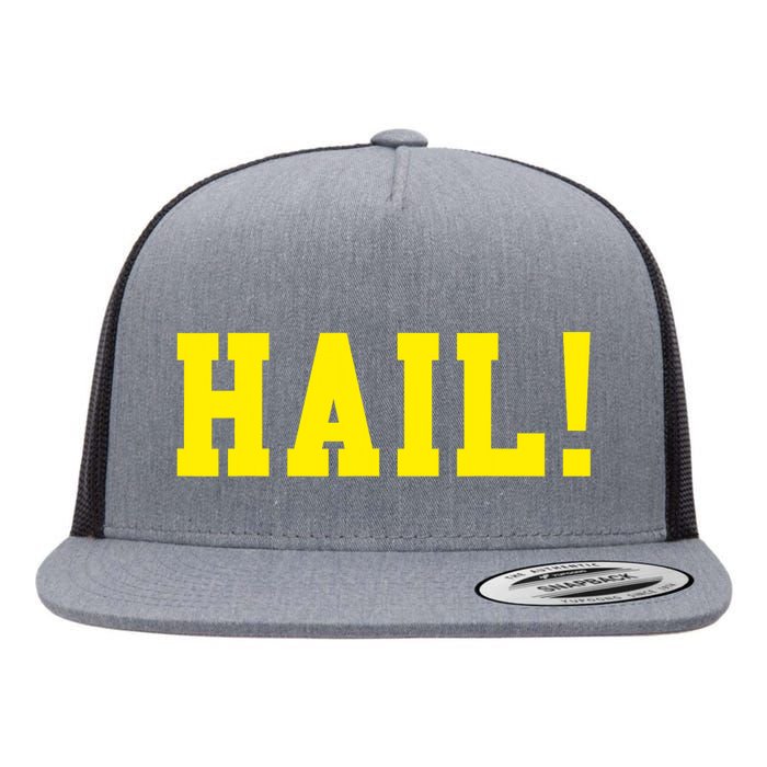 State of Michigan Hail! U M Ann Arbor MI AA Flat Bill Trucker Hat