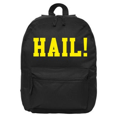 State of Michigan Hail! U M Ann Arbor MI AA 16 in Basic Backpack