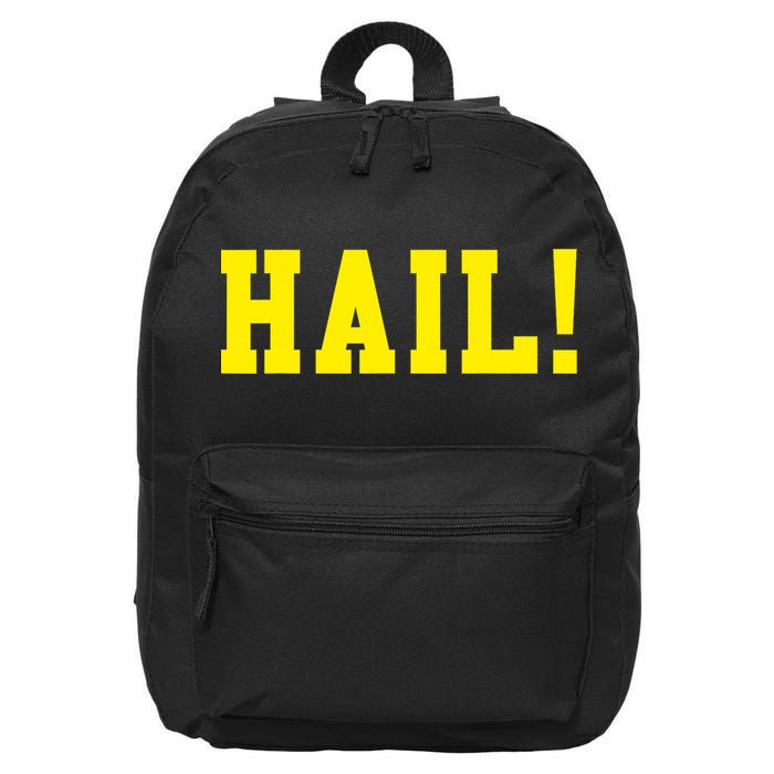 State of Michigan Hail! U M Ann Arbor MI AA 16 in Basic Backpack
