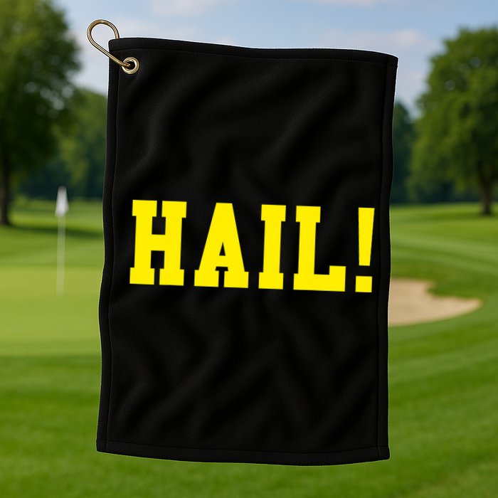 State of Michigan Hail! U M Ann Arbor MI AA Golf Towel