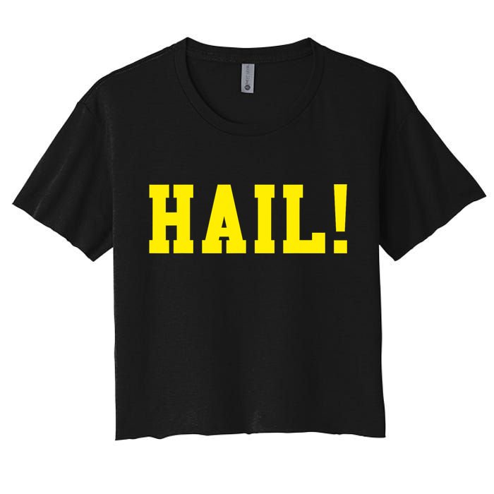 State of Michigan Hail! U M Ann Arbor MI AA Crop Top