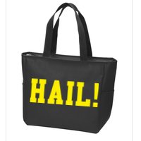 State of Michigan Hail! U M Ann Arbor MI AA Zip Tote Bag