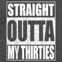 Straight Outta My Thirties 40th Birthday Shirt Shirt Vector Backpack