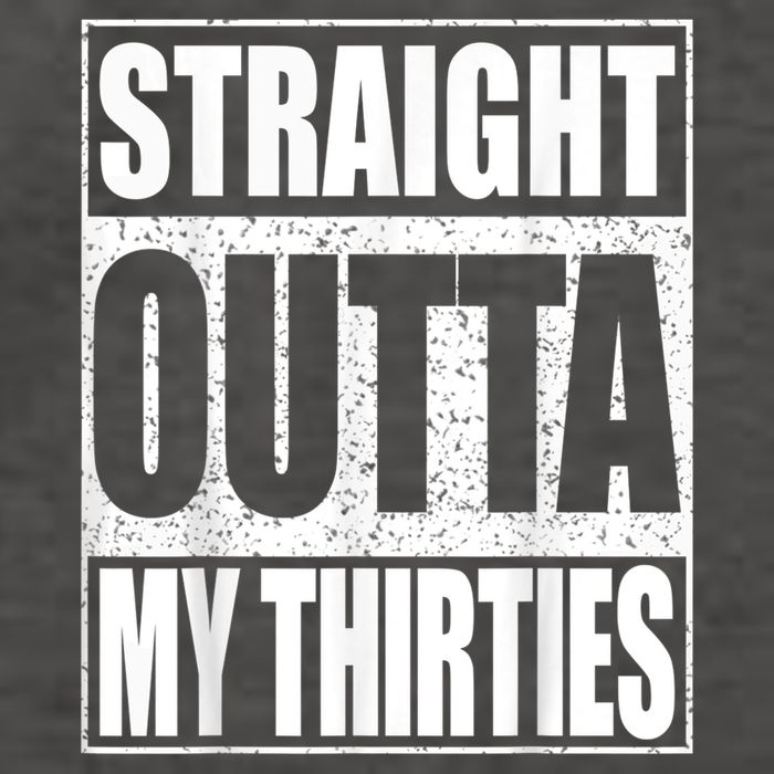 Straight Outta My Thirties 40th Birthday Shirt Shirt Vector Backpack