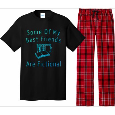 Some Of My Best Friends Are Fictional Book Nerd Cute Gift Pajama Set