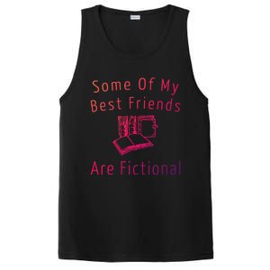 Some Of My Best Friends Are Fictional Book Nerd Cute Gift PosiCharge Competitor Tank