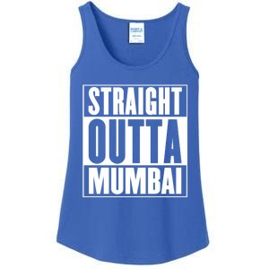 Straight Outta Mumbai Funny Gift Ladies Essential Tank