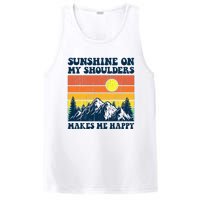 Sunshine On My Shoulders Makes Me Feel Happy Country Music PosiCharge Competitor Tank