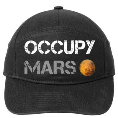 SpaceX Occupy Mars Project 7-Panel Snapback Hat