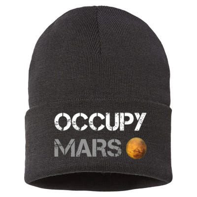 SpaceX Occupy Mars Project Sustainable Knit Beanie