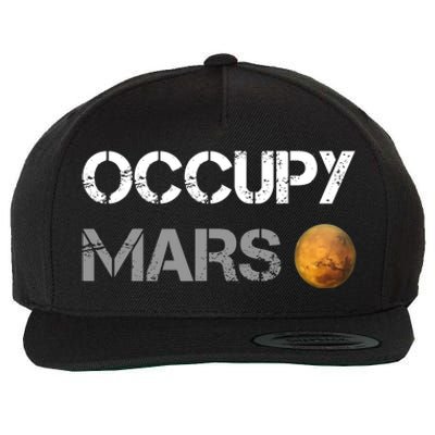 SpaceX Occupy Mars Project Wool Snapback Cap