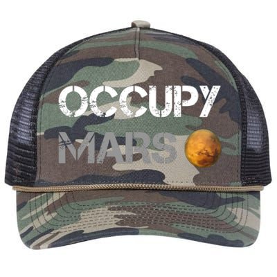 SpaceX Occupy Mars Project Retro Rope Trucker Hat Cap