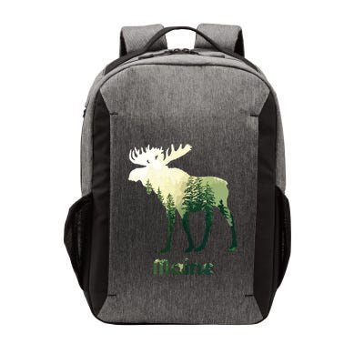 State Of Maine Moose Forest Tree Hunter Wildlife Vector Backpack