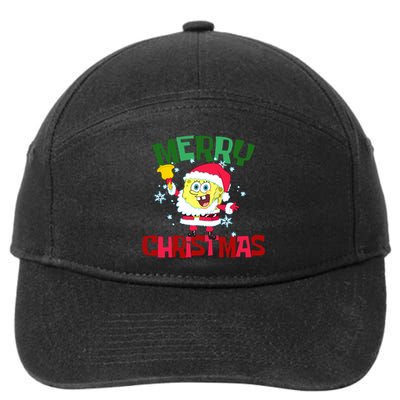 Santa Outfit Merry Christmas 7-Panel Snapback Hat