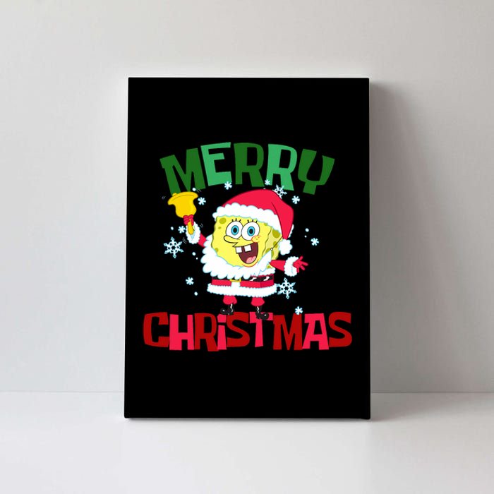 Santa Outfit Merry Christmas Canvas