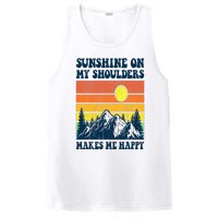 Sunshine On My Shoulders Makes Me Feel Happy Country Music PosiCharge Competitor Tank