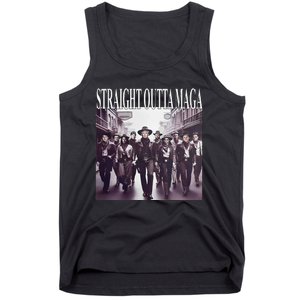 Straight Outta Maga Funny Trump 2024 Funny Tank Top