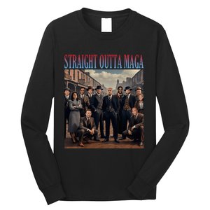 Straight Outta Maga Funny Trump 2024 Long Sleeve Shirt