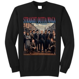 Straight Outta Maga Funny Trump 2024 Sweatshirt