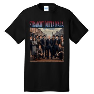 Straight Outta Maga Funny Trump 2024 Tall T-Shirt