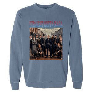 Straight Outta Maga Funny Trump 2024 Garment-Dyed Sweatshirt