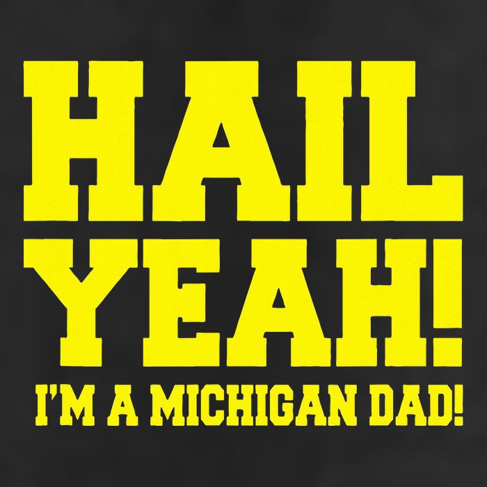 State Of Michigan Hail! Yeah Dad Father Ann Arbor Cool Comfort Performance Bucket Hat