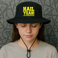 State Of Michigan Hail! Yeah Dad Father Ann Arbor Bucket Hat