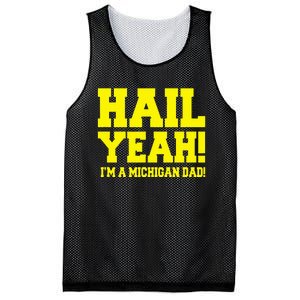 State Of Michigan Hail! Yeah Dad Father Ann Arbor Mesh Reversible Basketball Jersey Tank