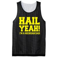 State Of Michigan Hail! Yeah Dad Father Ann Arbor Mesh Reversible Basketball Jersey Tank