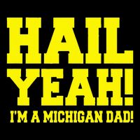 State Of Michigan Hail! Yeah Dad Father Ann Arbor Mesh Reversible Basketball Jersey Tank
