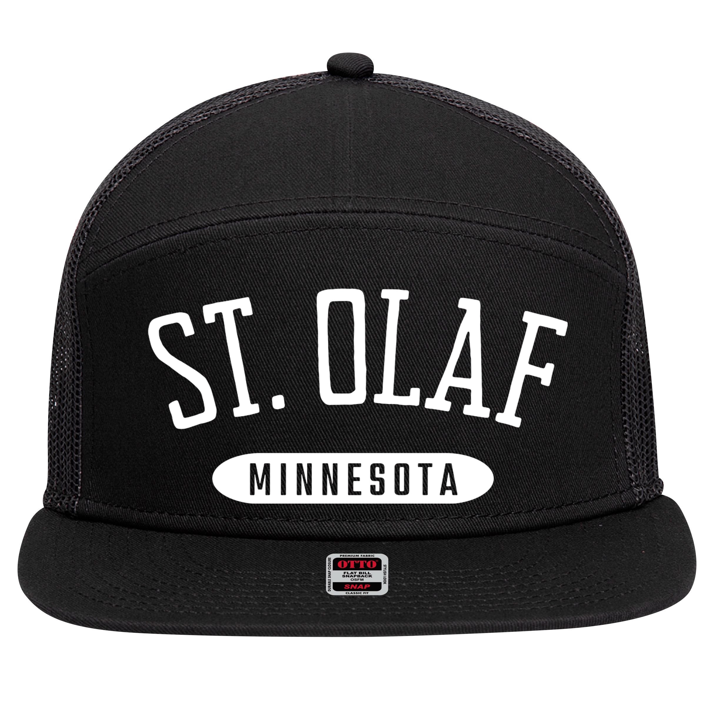 St Olaf Minnesota 7 Panel Mesh Trucker Snapback Hat