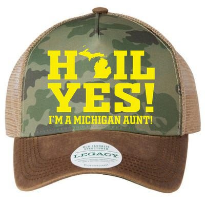 State Of Michigan Hail! Yes Mi Aunt Ann Arbor Gift U M Legacy Tie Dye Trucker Hat