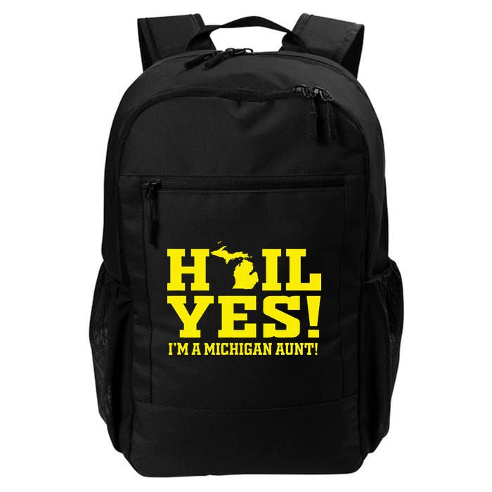 State Of Michigan Hail! Yes Mi Aunt Ann Arbor Gift U M Backpack