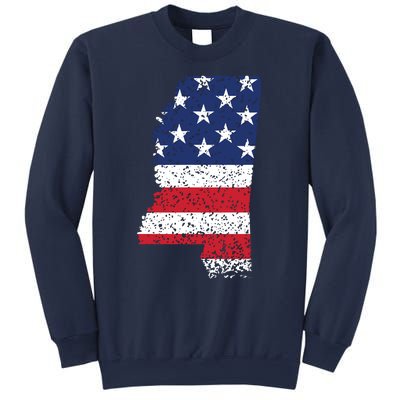 State Of Mississippi Patriotic Usa Flag For Women Adults Sweatshirt