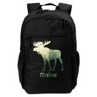 State Of Maine Moose Forest Tree Hunter Wildlife Backpack