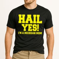 State Of Michigan Hail! Yes Mom Mother Ann Arbor Gift U M Cooling Performance Crew T-Shirt