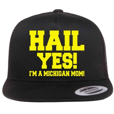 State Of Michigan Hail! Yes Mom Mother Ann Arbor Gift U M Flatbill Hat