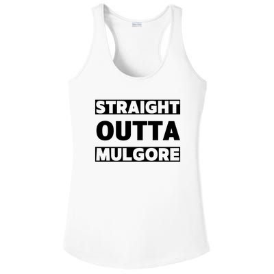 Straight Outta Mulgore Ladies PosiCharge Competitor Racerback Tank