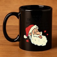 Sit On My Lap Funny Rude Xmas Naughty Christmas 11oz C Handle Ceramic Mug