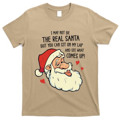 Sit On My Lap Funny Rude Xmas Naughty Christmas T-Shirt